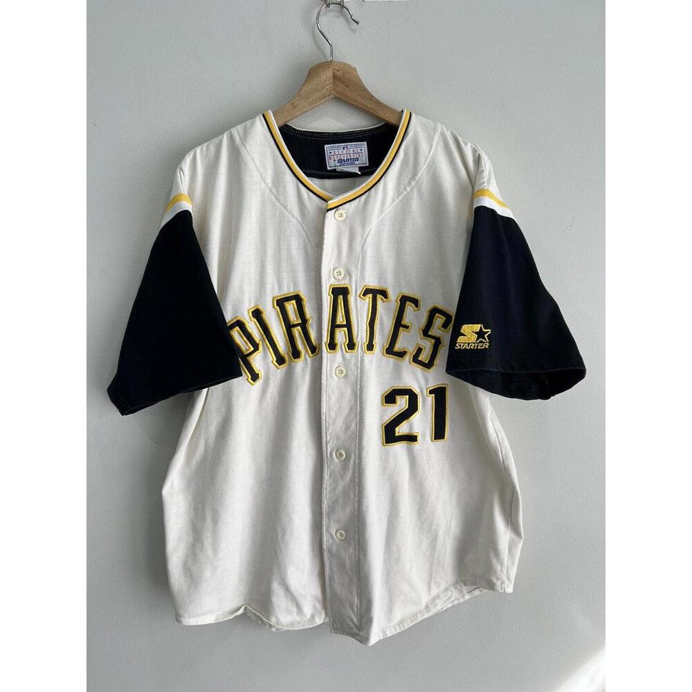 Vintage Starter Pittsburgh Pirates Clemente Baseball Jersey